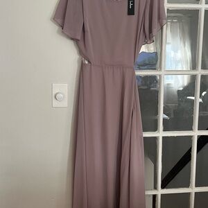 Lulu's Soft Mauve Maxi Dress